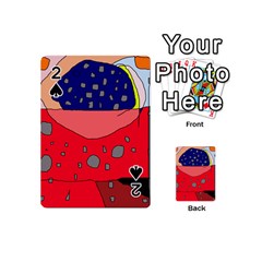 Playful Abstraction Playing Cards 54 (mini)  by Valentinaart