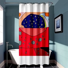 Playful Abstraction Shower Curtain 36  X 72  (stall) 