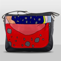 Playful Abstraction Messenger Bags by Valentinaart