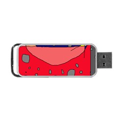 Playful Abstraction Portable Usb Flash (one Side)