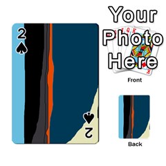 Colorful Lines  Playing Cards 54 Designs  by Valentinaart