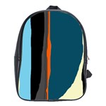 Colorful lines  School Bags(Large)  Front