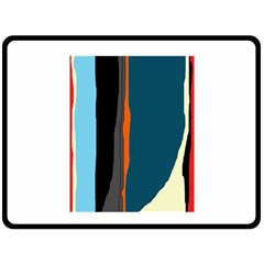 Colorful Lines  Fleece Blanket (large) 