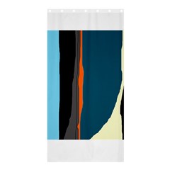 Colorful Lines  Shower Curtain 36  X 72  (stall)  by Valentinaart