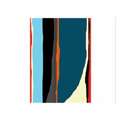 Colorful Lines  Double Sided Flano Blanket (large) 