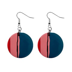 Decorative Lines Mini Button Earrings