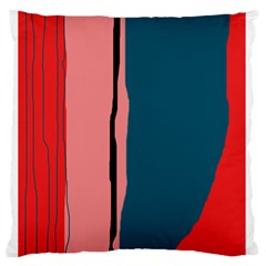 Decorative Lines Standard Flano Cushion Case (two Sides) by Valentinaart