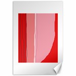 Red and pink lines Canvas 20  x 30   19.62 x28.9  Canvas - 1