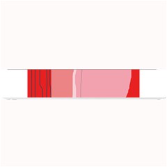 Red And Pink Lines Small Bar Mats