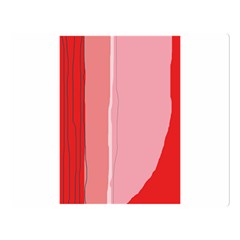 Red And Pink Lines Double Sided Flano Blanket (large) 