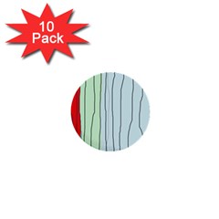 Decorative lines 1  Mini Buttons (10 pack) 