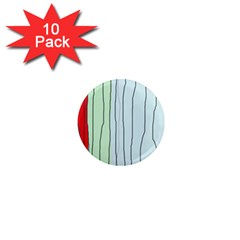 Decorative lines 1  Mini Magnet (10 pack) 