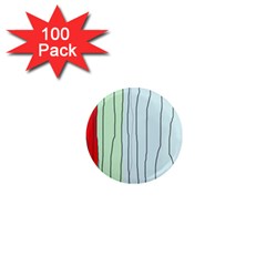 Decorative lines 1  Mini Magnets (100 pack) 