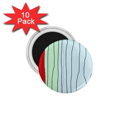 Decorative lines 1.75  Magnets (10 pack) 