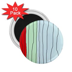 Decorative Lines 2 25  Magnets (10 Pack)  by Valentinaart