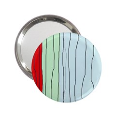 Decorative lines 2.25  Handbag Mirrors