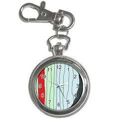 Decorative lines Key Chain Watches