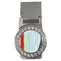 Decorative lines Money Clips (CZ) 