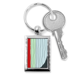 Decorative lines Key Chains (Rectangle) 