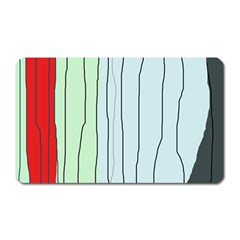 Decorative Lines Magnet (rectangular) by Valentinaart