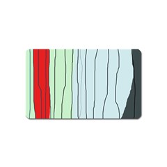 Decorative lines Magnet (Name Card)