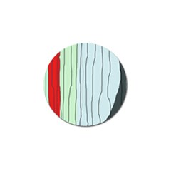 Decorative lines Golf Ball Marker