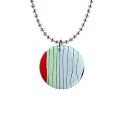 Decorative lines Button Necklaces