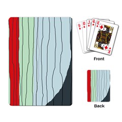 Decorative lines Playing Card