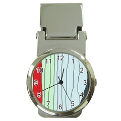 Decorative lines Money Clip Watches