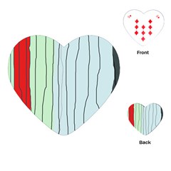 Decorative lines Playing Cards (Heart) 