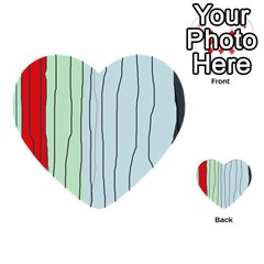 Decorative lines Multi-purpose Cards (Heart) 