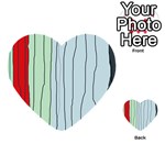 Decorative lines Multi-purpose Cards (Heart)  Front 19