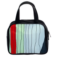 Decorative lines Classic Handbags (2 Sides)