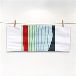 Decorative lines Hand Towel Front