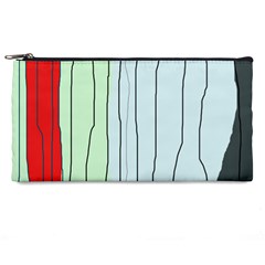 Decorative lines Pencil Cases