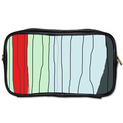 Decorative lines Toiletries Bags