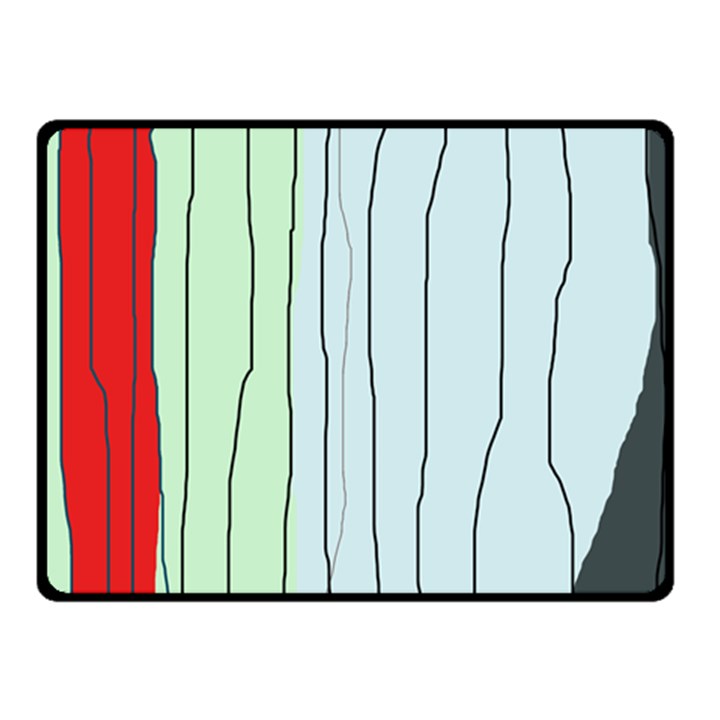 Decorative lines Fleece Blanket (Small)