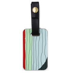 Decorative lines Luggage Tags (One Side) 