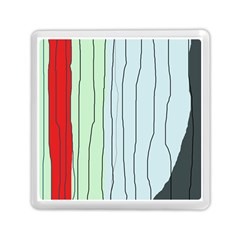 Decorative lines Memory Card Reader (Square) 