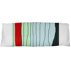 Decorative Lines Body Pillow Case (dakimakura) by Valentinaart