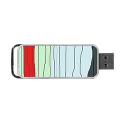 Decorative lines Portable USB Flash (One Side)