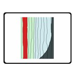 Decorative lines Double Sided Fleece Blanket (Small)  45 x34  Blanket Front