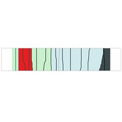 Decorative lines Flano Scarf (Large)