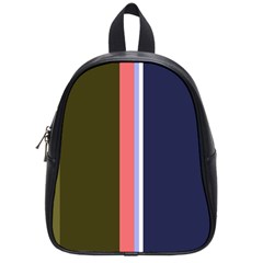 Decorative Lines School Bags (small)  by Valentinaart