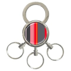 Optimistic Lines 3-ring Key Chains