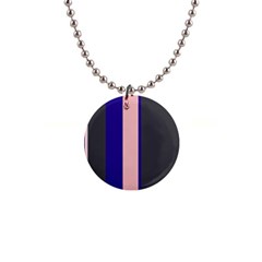 Purple, Pink And Gray Lines Button Necklaces by Valentinaart