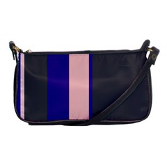 Purple, Pink And Gray Lines Shoulder Clutch Bags by Valentinaart