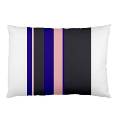 Purple, Pink And Gray Lines Pillow Case (two Sides) by Valentinaart