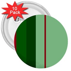 Green And Red Design 3  Buttons (10 Pack)  by Valentinaart