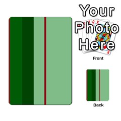 Green And Red Design Multi-purpose Cards (rectangle)  by Valentinaart